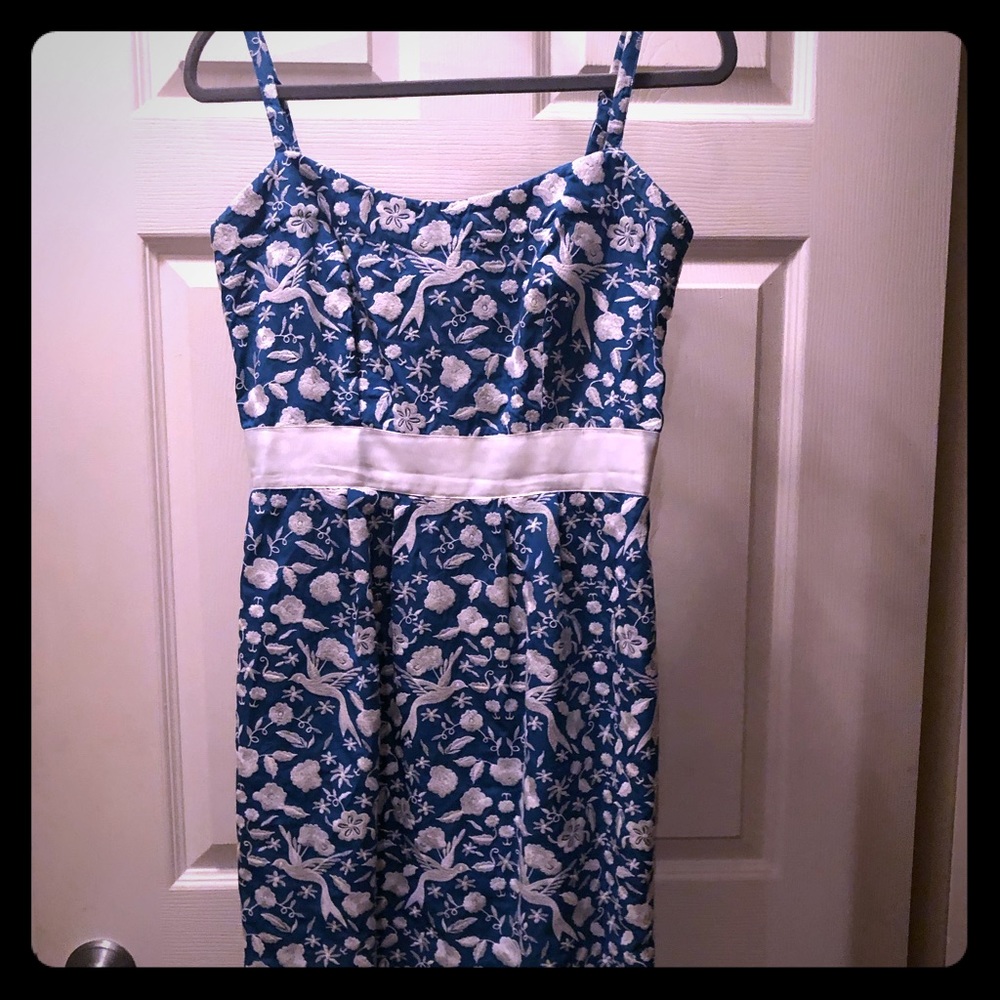 Darling Betsy Johnson Embroidered Dove Dress